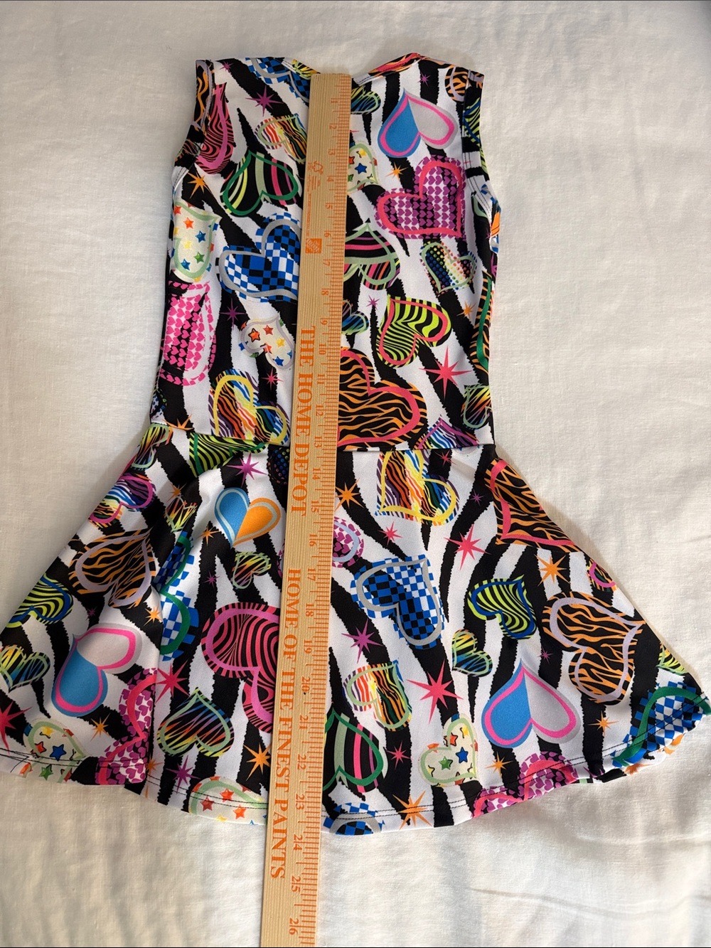 Dori Creations Multicolor Heart Print dress. Drop waist sz 6 - Picture 6 of 7